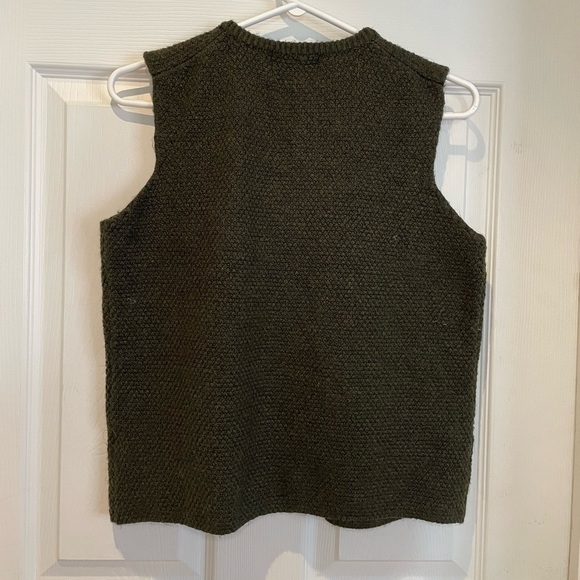 CYNTHIA ROWLEY Sweater snap vest - Picture 5 of 5